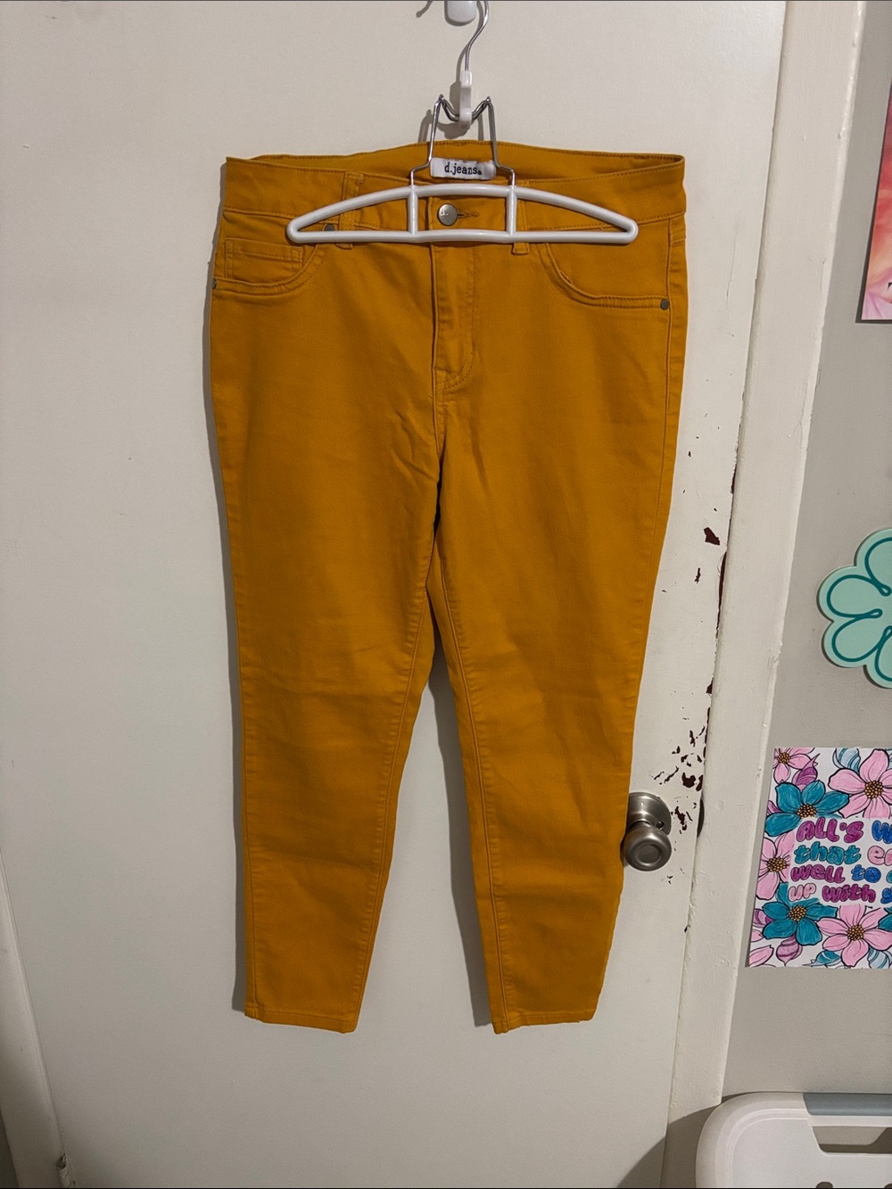 Women's Size 8 d. jeans Jeggings Dandelion Yellow - Cotton Blend